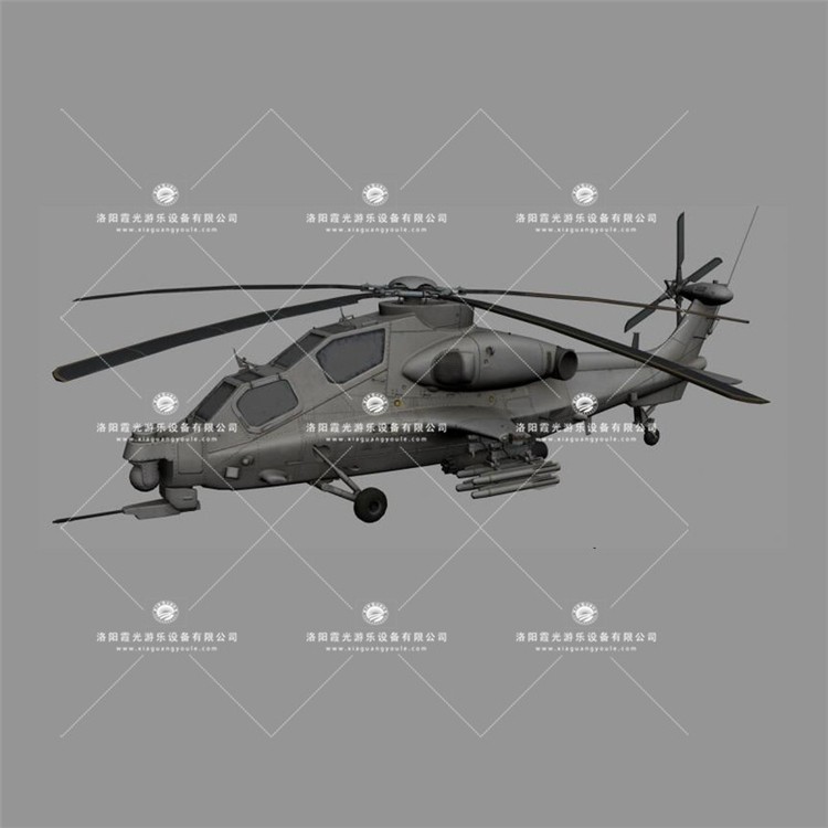 肥东武装直升机3D模型